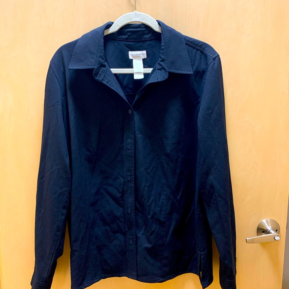 Liz Claiborne navy button down